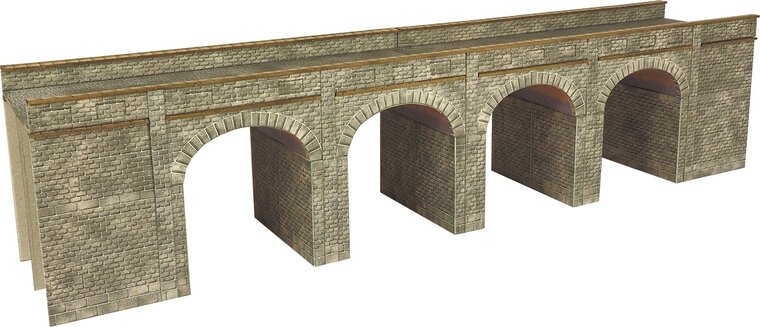 Bouwpakket N: dubbelspoor viaduct - natuursteen - Metcalfe - PN141