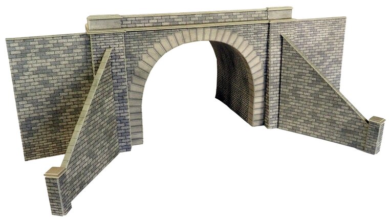 Bouwpakket HO/OO: dubbelspoor tunnelingangen - natuursteen - Metcalfe - PO242