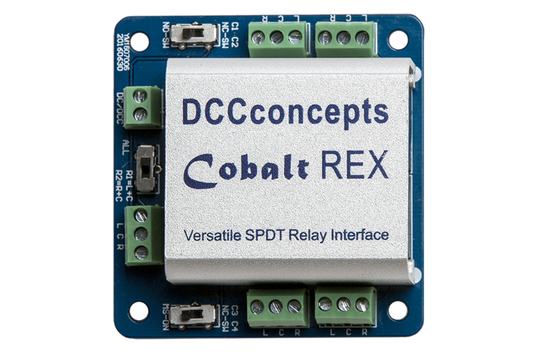 Cobalt Rex veelzijdige relaisboard - DCC concepts