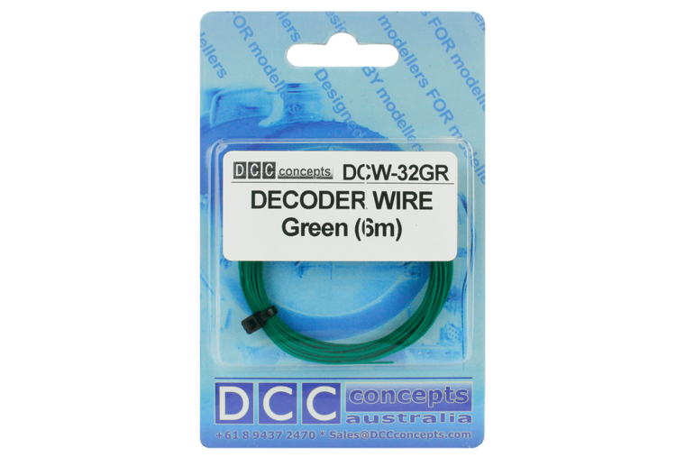 6m groen decoder installatie draad - DCC concepts