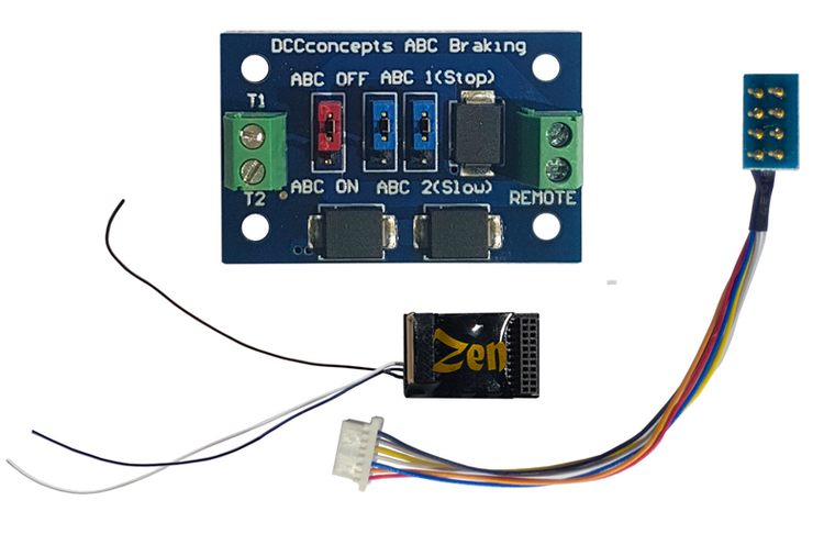 Zen Black decoder - 8 en 21 pin - met ABC module - DCC concepts